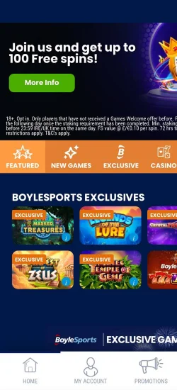 BoyleSports Casino app iPhone