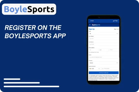 How to Register on the BoyleSports App