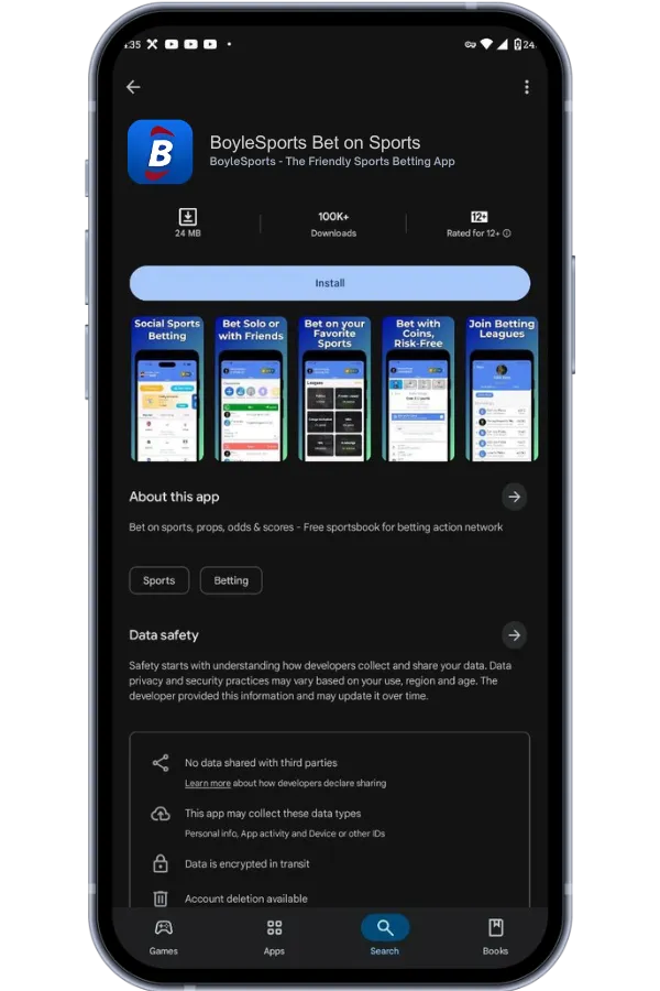 Google Play Store Option